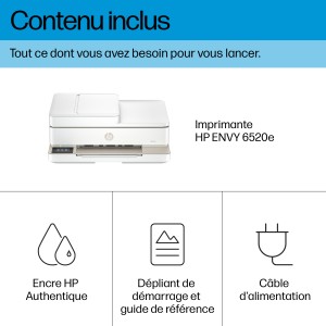 HP ENVY 6520e All-in-One Printer A jet d'encre thermique A4 | JDB-Info