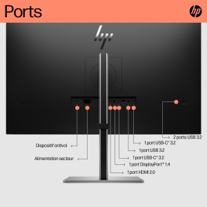 HP E32k G5 4K USB-C Monitor écran plat de PC 80 cm (31.5") | JDB-Info