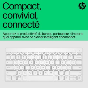 HP 350 Compact Multi-Device Bluetooth Keyboard clavier Mais | JDB-Info