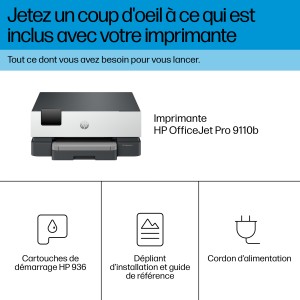HP OfficeJet Pro 9110b Printer A jet d'encre thermique A4 4 | JDB-Info
