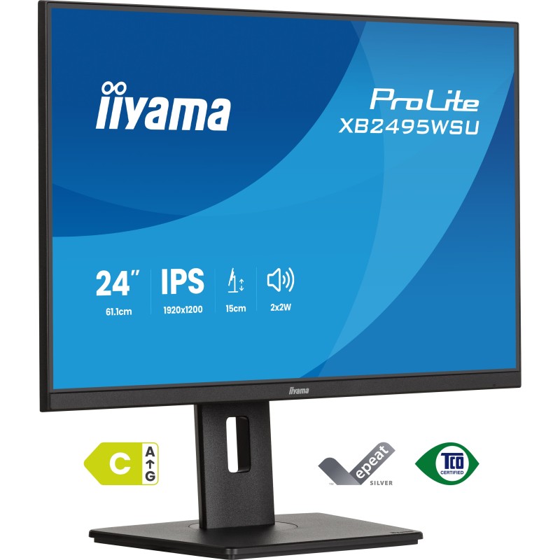 iiyama ProLite XB2495WSU-B1 écran plat de PC 61,2 cm (24.1" | JDB-Info