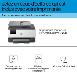 HP OfficeJet Pro 9120b AiO Printer A jet d'encre thermique | JDB-Info