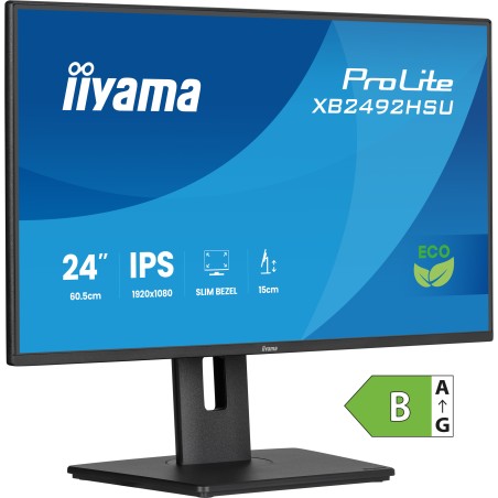 iiyama ProLite XB2492HSU-B1 écran plat de PC 60,5 cm (23.8" | JDB-Info