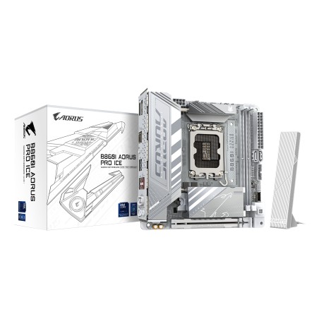 GIGABYTE B860I AORUS PRO ICE carte mère Intel B860 LGA 1851 | JDB-Info