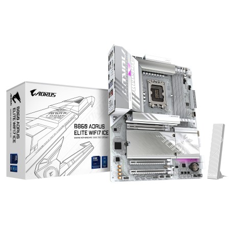 GIGABYTE B860 AORUS ELITE WIFI7 ICE Intel B860 LGA 1851 (So | JDB-Info