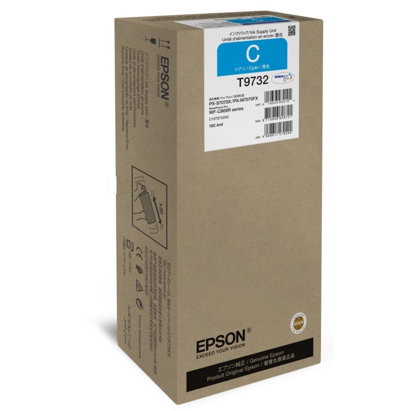 Epson C13T97320N cartouche d'encre 1 pièce(s) Original Cyan | JDB-Info