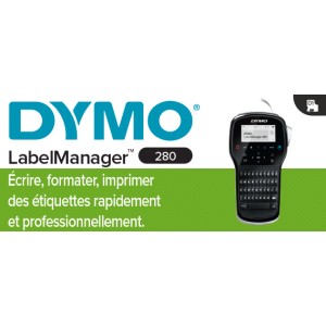 DYMO LabelManager 280™ AZY imprimante pour étiquettes Trans | JDB-Info