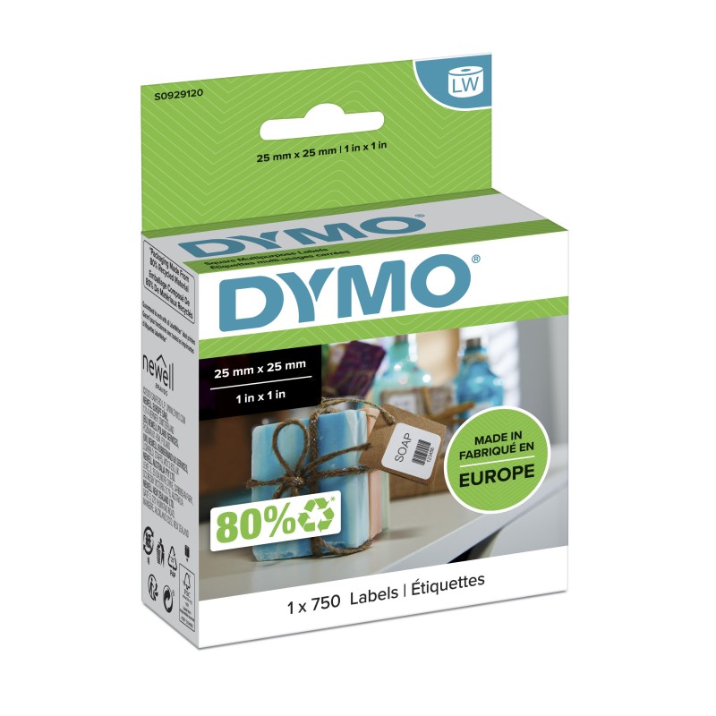 DYMO LW - Multi-Purpose Labels - 25 x 25 mm - S0929120 Blan | JDB-Info