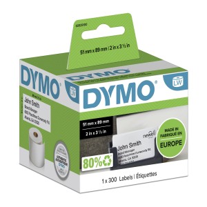 DYMO LW - Appointment / Name Badge Cards - 51 x 89 mm - S09 | JDB-Info