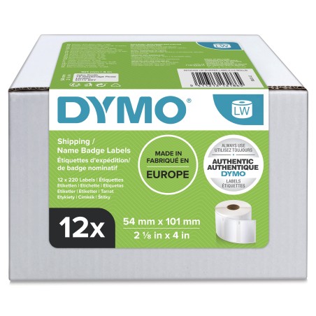 DYMO LW - Shipping / Name Badge Labels - 54 x 101 mm - S072 | JDB-Info
