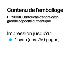 HP 903XL Cartouche d’encre cyan grande capacité authentique | JDB-Info