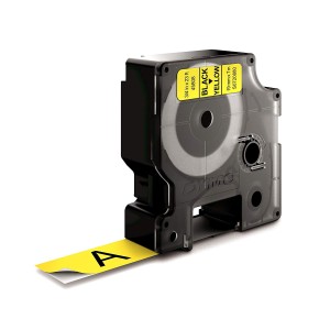 DYMO D1 Standard - Black on Yellow - 19mm ruban d'étiquette | JDB-Info