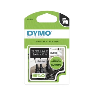 DYMO D1 Durable - Black on White - 12mm ruban d'étiquette N | JDB-Info