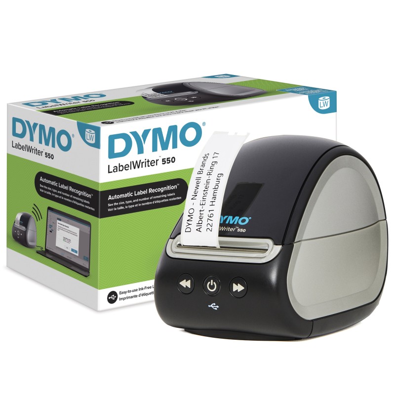 DYMO LabelWriter 550 imprimante pour étiquettes 300 x 300 D | JDB-Info