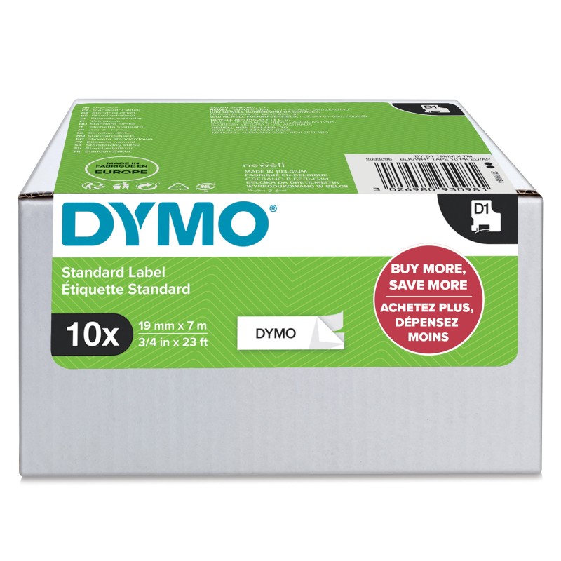 DYMO Value Pack Imprimante d'étiquette adhésive | JDB-Info