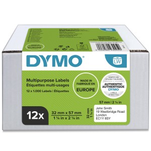 DYMO LW - Multi-Purpose Labels - 32 x 57 mm - 2093095 Blanc | JDB-Info