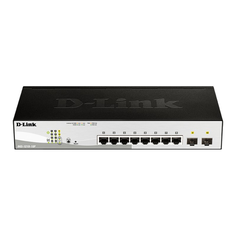 D-Link DGS-1210-10P Géré L2 Gigabit Ethernet (10/100/1000) | JDB-Info