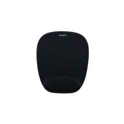 Kensington Tapis de souris noir en mousse, repose-poignets | JDB-Info