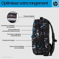 HP Sac à dos Campus XL imprimé marbre | JDB-Info