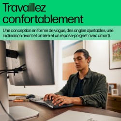 HP 680 Comfort Dual-Mode Keyboard clavier Maison RF sans fi | JDB-Info