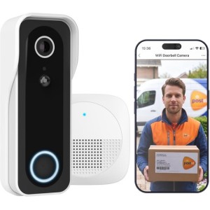 Trust DOORCAM-3000 Noir, Blanc | JDB-Info