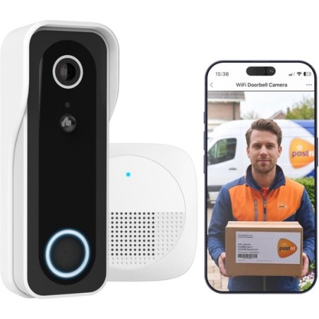Trust DOORCAM-3000 Noir, Blanc | JDB-Info