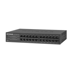 NETGEAR GS324 Non-géré Gigabit Ethernet (10/100/1000) Noir | JDB-Info
