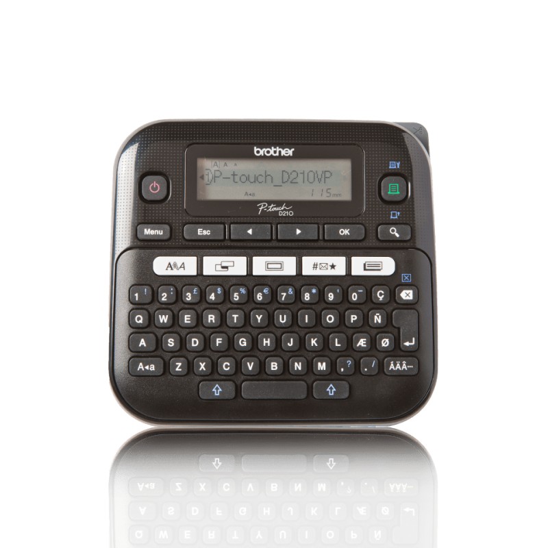 Brother PT-D210VP imprimante pour étiquettes Transfert ther | JDB-Info