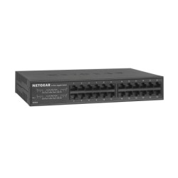 NETGEAR GS324 Non-géré Gigabit Ethernet (10/100/1000) Noir | JDB-Info
