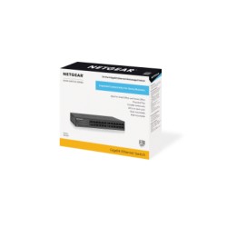NETGEAR GS324 Non-géré Gigabit Ethernet (10/100/1000) Noir | JDB-Info