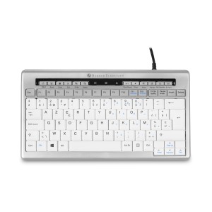 BakkerElkhuizen S-board 840 clavier Bureau USB Belge Gris c | JDB-Info