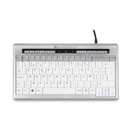BakkerElkhuizen S-board 840 clavier Bureau USB Belge Gris c | JDB-Info