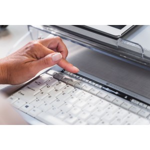 BakkerElkhuizen S-board 840 clavier Bureau USB Belge Gris c | JDB-Info