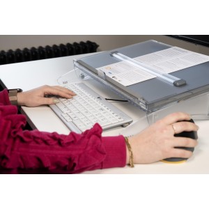 BakkerElkhuizen FlexDesk 640 ComfortRead porte-document Mou | JDB-Info