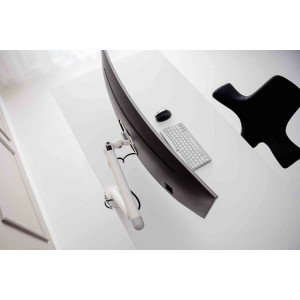BakkerElkhuizen BE Flexible Single 88,9 cm (35") Bureau Bla | JDB-Info