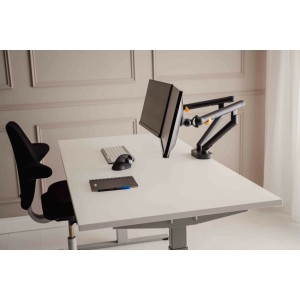 BakkerElkhuizen BE Flexible Dual 88,9 cm (35") Bureau Gris | JDB-Info