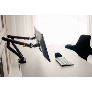 BakkerElkhuizen BE Flexible Dual 88,9 cm (35") Bureau Gris | JDB-Info