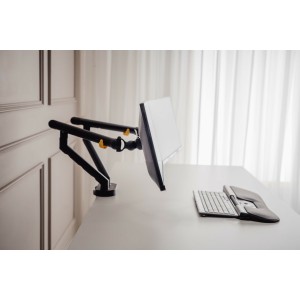 BakkerElkhuizen BE Flexible Dual 88,9 cm (35") Bureau Noir | JDB-Info