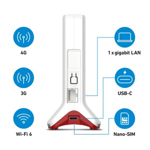 Box FRITZ! 6825 4G International routeur sans fil Gigabit E | JDB-Info