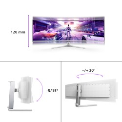 Philips Evnia 8000 49M2C8900L/00 écran plat de PC 124,2 cm | JDB-Info