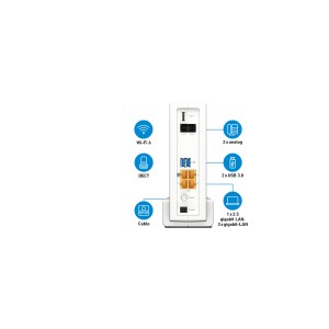 Box FRITZ! 6690 Cable International routeur sans fil 10 Gig | JDB-Info