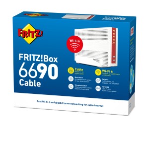 Box FRITZ! 6690 Cable International routeur sans fil 10 Gig | JDB-Info