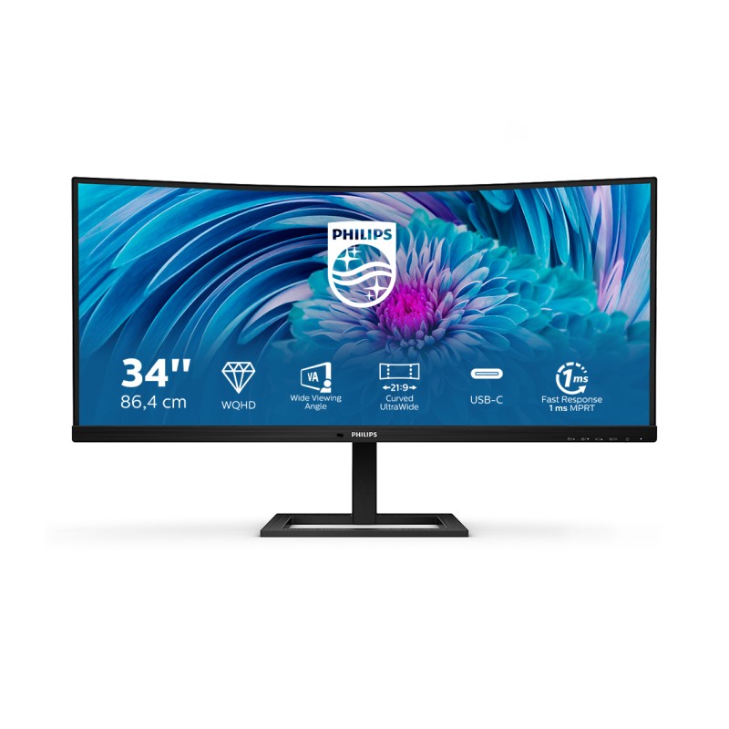 Philips E Line 346E2CUAE/00 écran plat de PC 86,4 cm (34") | JDB-Info