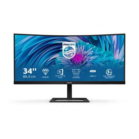 Philips E Line 346E2CUAE/00 écran plat de PC 86,4 cm (34") | JDB-Info