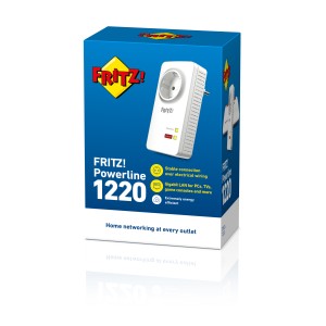 Powerline FRITZ! 1220 INT 1200 Mbit/s Ethernet/LAN Blanc 1 | JDB-Info