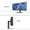 Philips E Line 346E2CUAE/00 écran plat de PC 86,4 cm (34") | JDB-Info