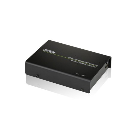 ATEN VE812T Émetteur et récepteur AV Noir | JDB-Info