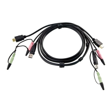 ATEN 2L-7D02UH câble kvm Noir | JDB-Info