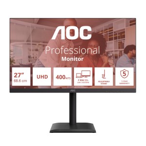 AOC E4 U27E4CV écran plat de PC 68,6 cm (27") 3840 x 2160 p | JDB-Info