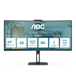 AOC V5 CU34V5CW écran plat de PC 86,4 cm (34") 3440 x 1440 | JDB-Info